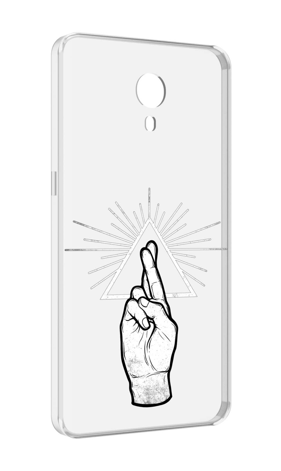 

Чехол MyPads черно белая рука для Meizu M3 Note, Прозрачный, Tocco