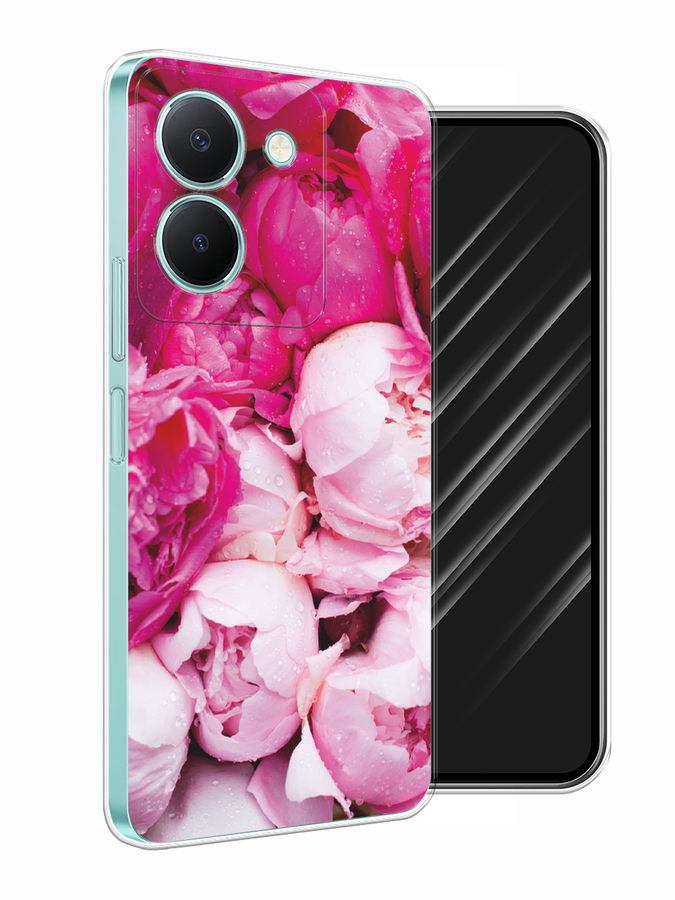 

Чехол Awog на Vivo Y36 "Пионы розово-белые", Белый;розовый, 268950-8