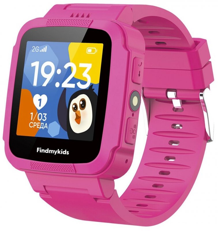 Детские умные часы Findmykids Pingo Pink