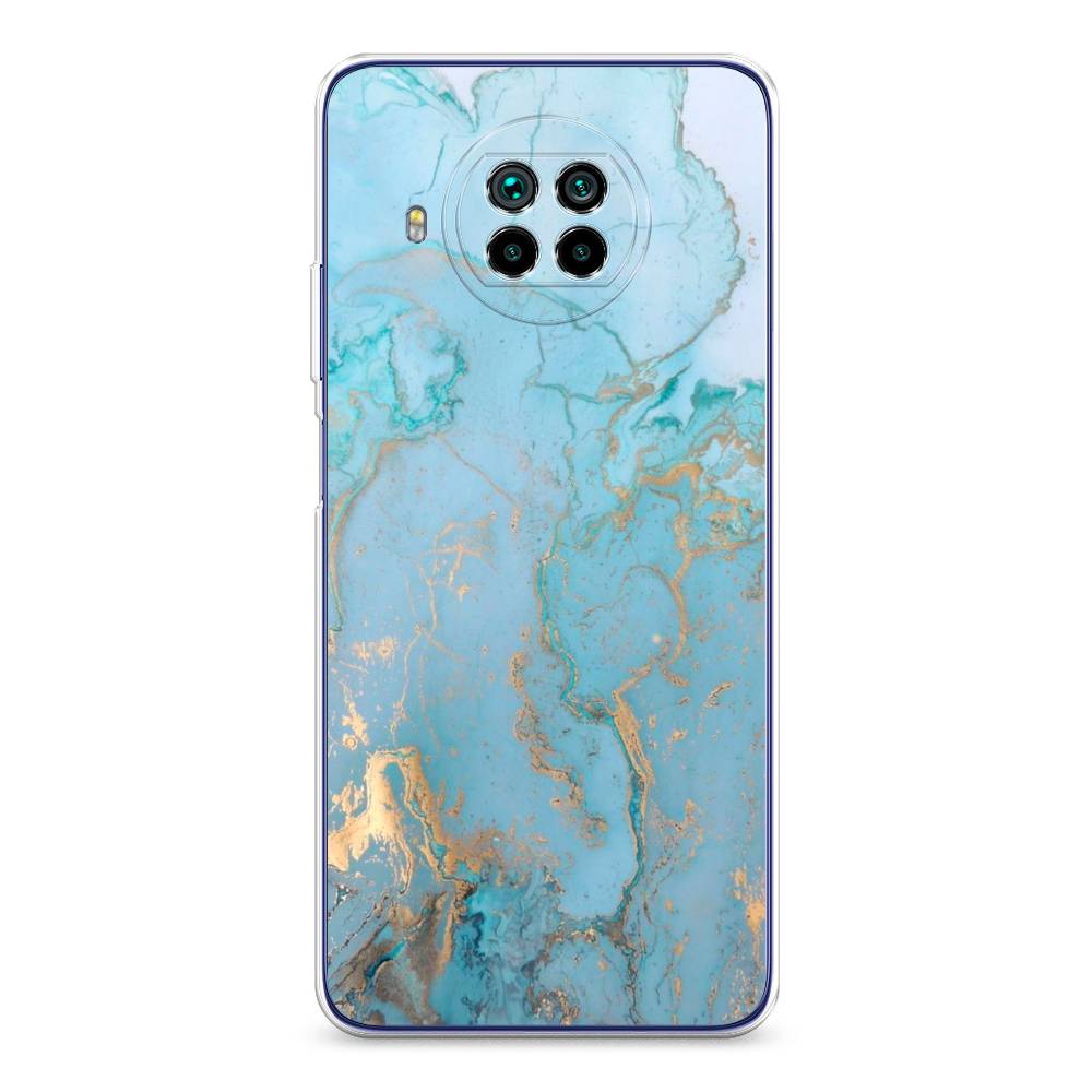 

Чехол Awog на Xiaomi Mi 10T Lite "Голубой мрамор рисунок", Разноцветный, 39150-3