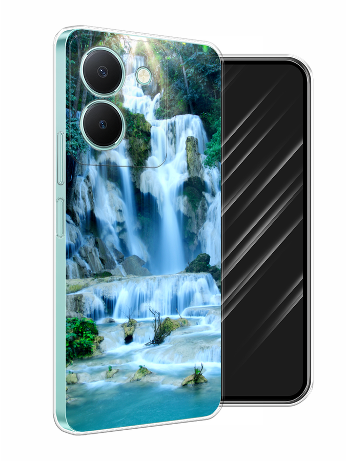 

Чехол Awog на Vivo Y36 "Водопад 8", Голубой;зеленый, 268950-4