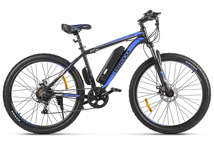 фото Eltreco велосипед электровелосипеды xt 600 d, год 2021 , цвет черный, синий