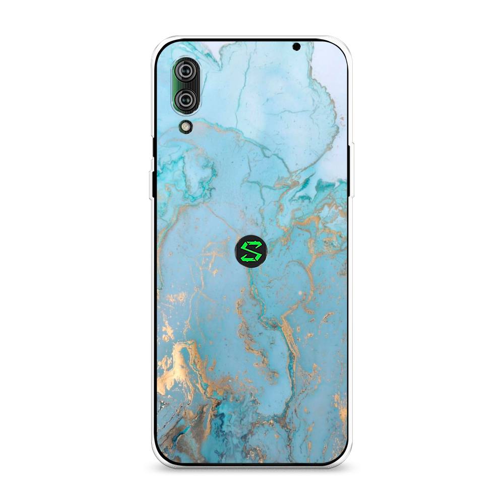 

Чехол Awog на Xiaomi Black Shark 2/2 Pro "Голубой мрамор рисунок", Разноцветный, 36450-3
