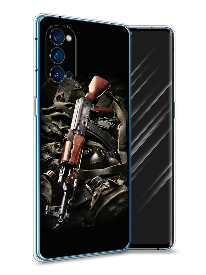 

Чехол Awog на Oppo Reno 4 Pro 5G "Автомат", Разноцветный, 253750-5