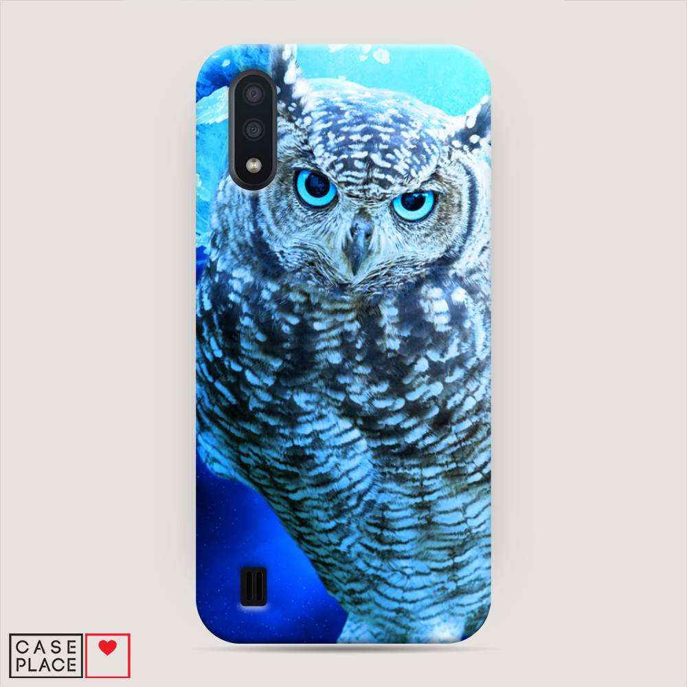 

Пластиковый чехол "Сова арт 7" на Samsung Galaxy A01