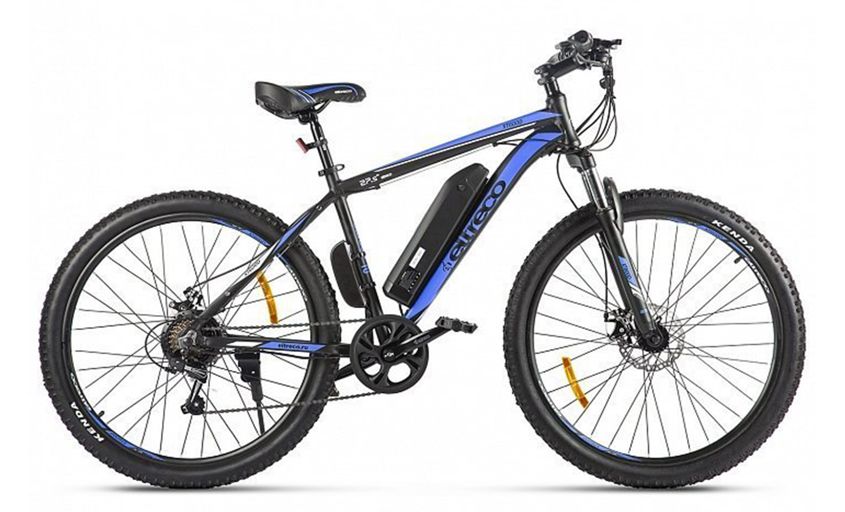 Электровелосипед Eltreco XT 600 D 2022 черно-синий