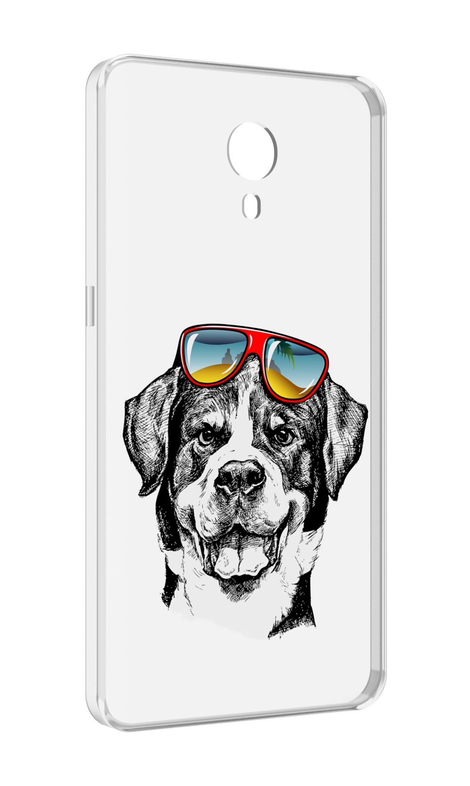 

Чехол MyPads счастливая собака для Meizu M3 Note, Прозрачный, Tocco