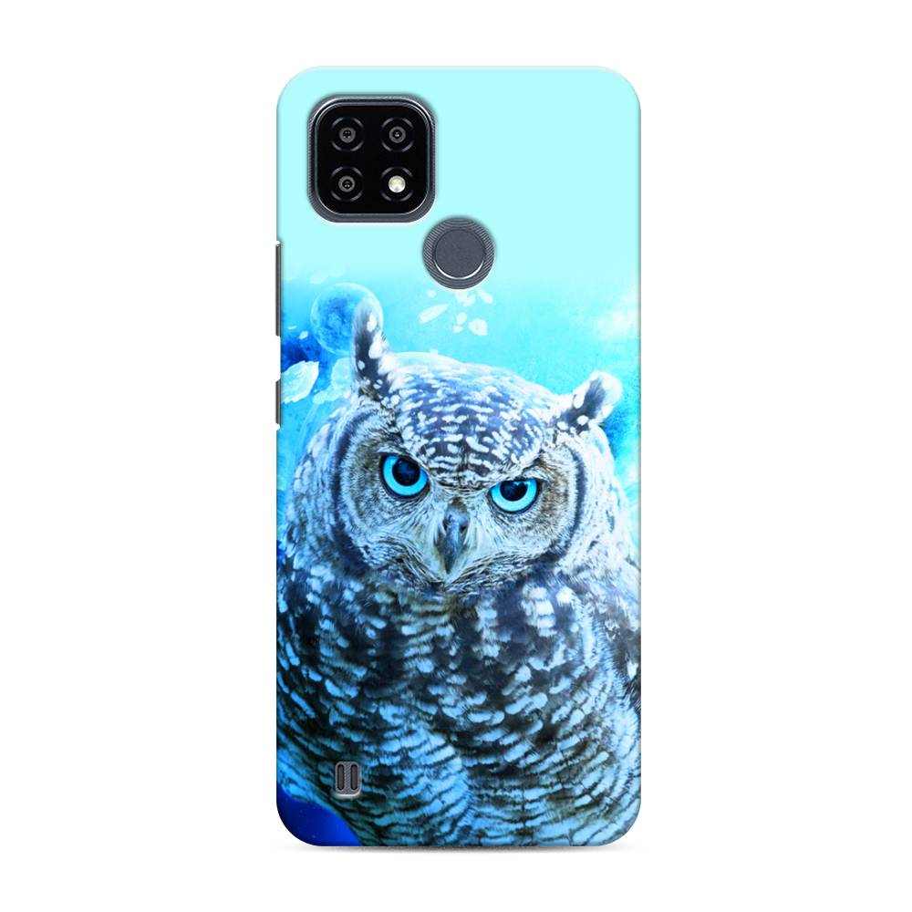 

Пластиковый чехол "Сова арт 7" на Realme C21Y, 256820-1