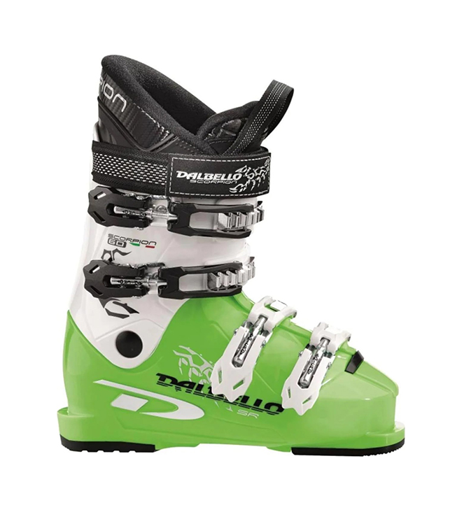 Горнолыжные ботинки Dalbello Scorpion 60 Jr Lime/White, 18/19, 21.5