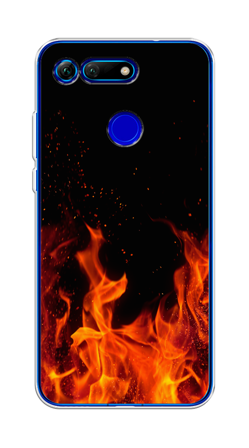 

Чехол Awog на Honor V20 (View 20) "Все в огне", Оранжевый;черный, 67350-4
