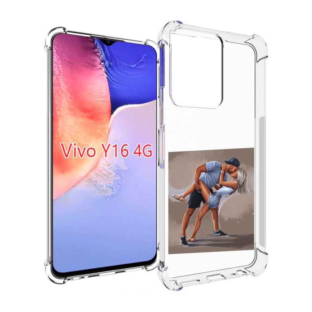 

Чехол MyPads девушка с парнем танцуют женский для Vivo Y16 4G/ Vivo Y02S, Прозрачный, Tocco