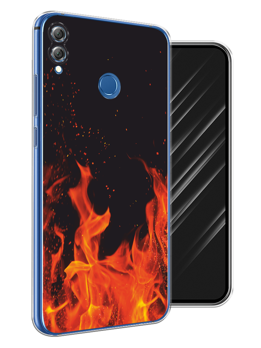 

Чехол Awog на Honor 8X "Все в огне", Оранжевый;черный, 66750-4