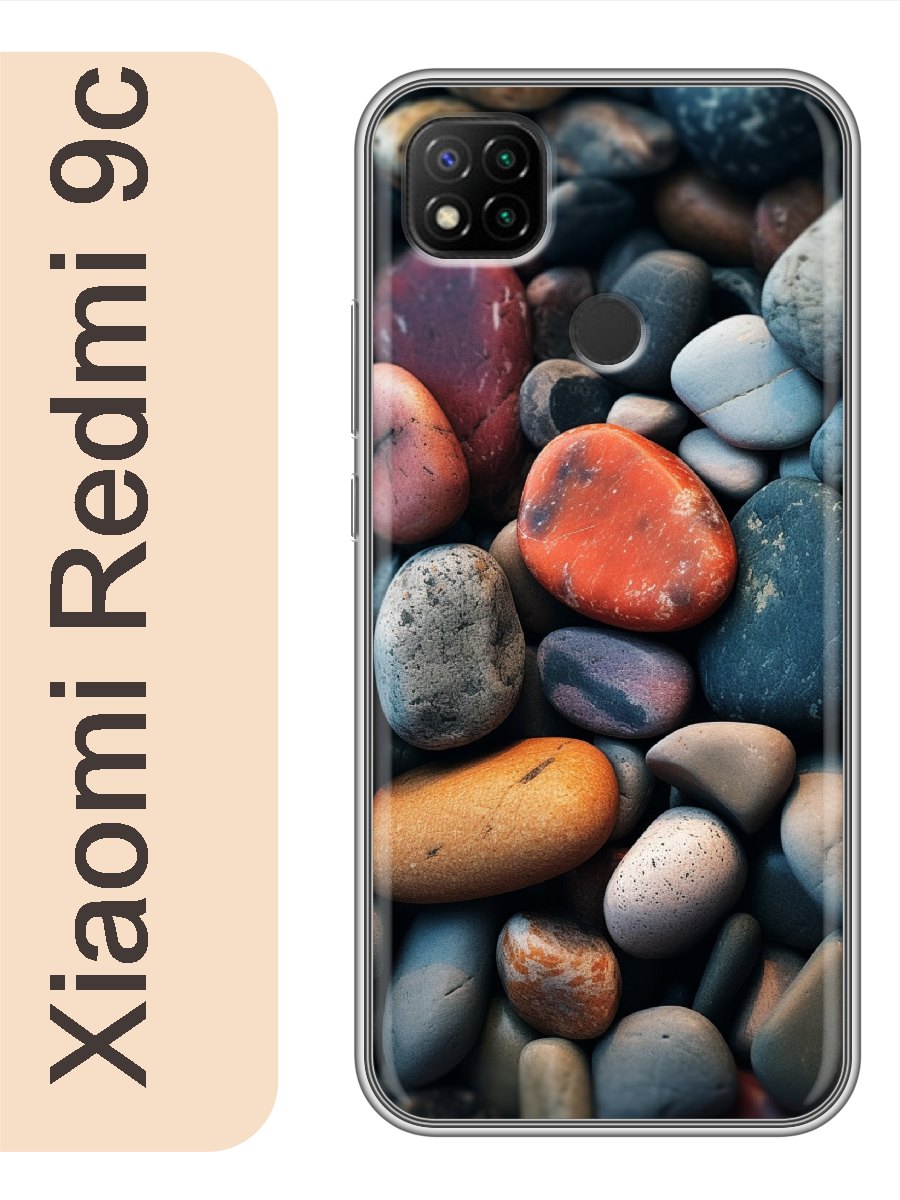 

Чехол на Xiaomi Redmi 9c Камни 977, Прозрачный, red9crzne