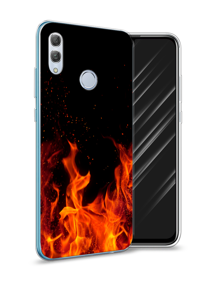 

Чехол Awog на Honor 10 Lite "Все в огне", Оранжевый;черный, 67550-4