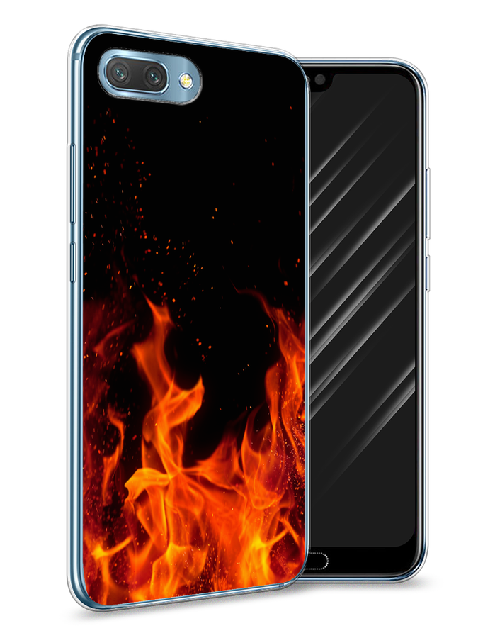 фото Чехол awog "все в огне" для honor 10