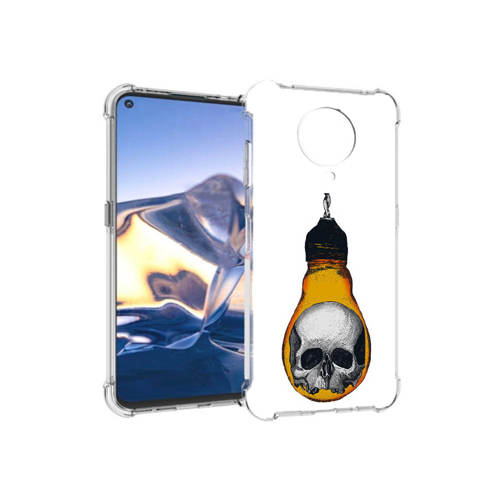 

Чехол MyPads Tocco для Nokia G10 череп в лампочке (PT171673.98.676), Tocco
