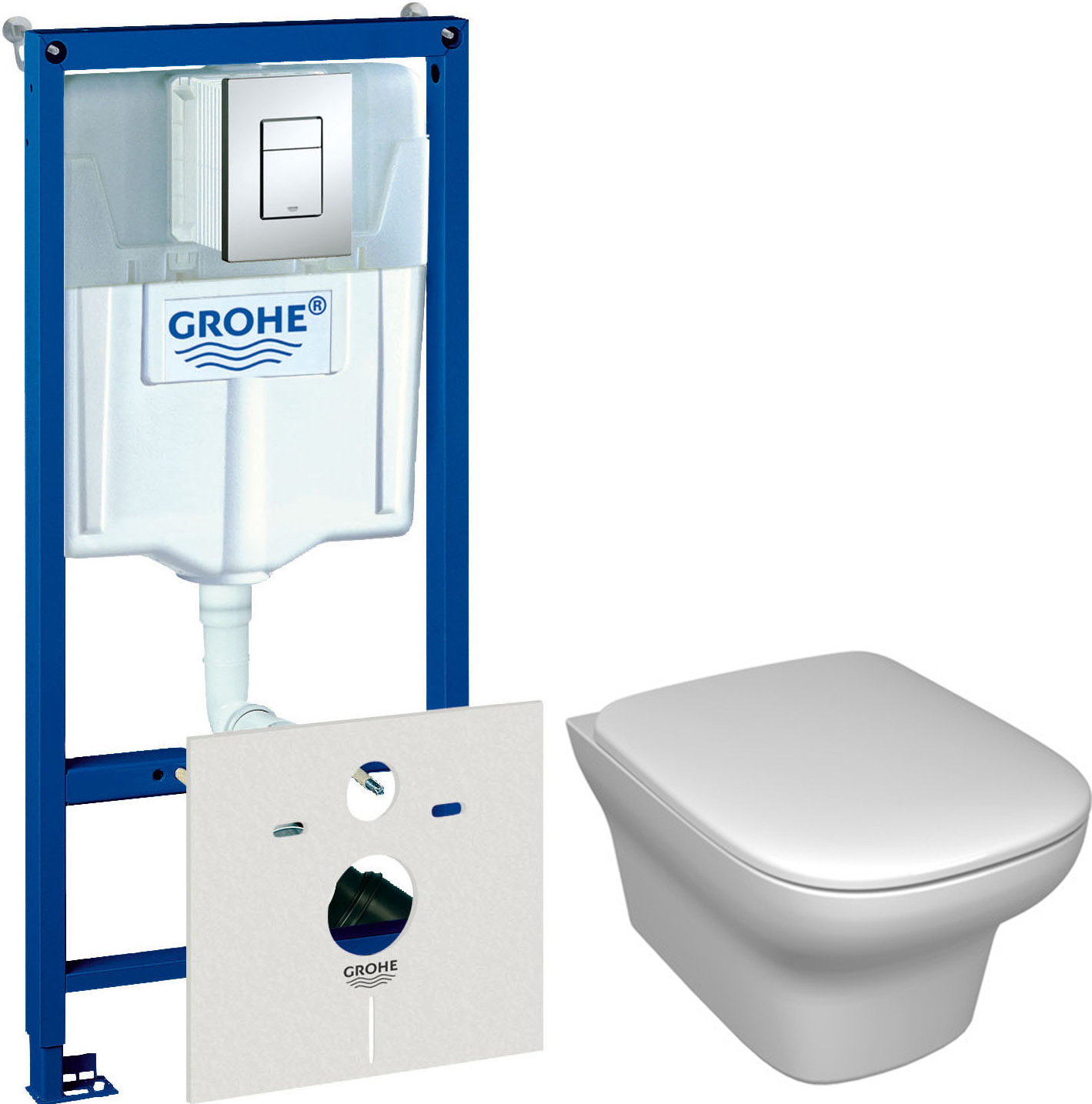

Комплект Чаша Jacob Delafon Vox EDM102 + Крышка-сиденье с микролифтом + Инсталляция Grohe