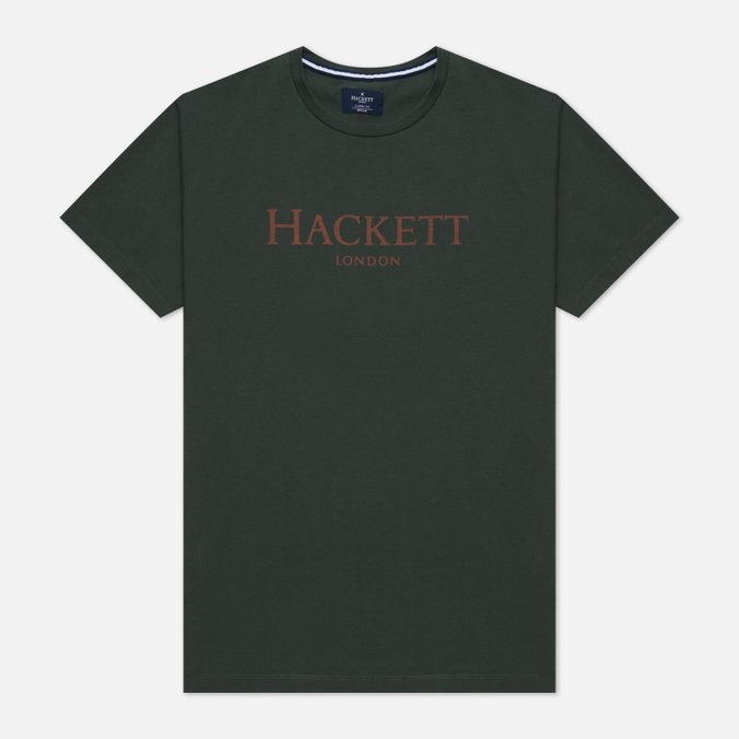 фото Футболка мужская hackett hm500533 зеленая xl