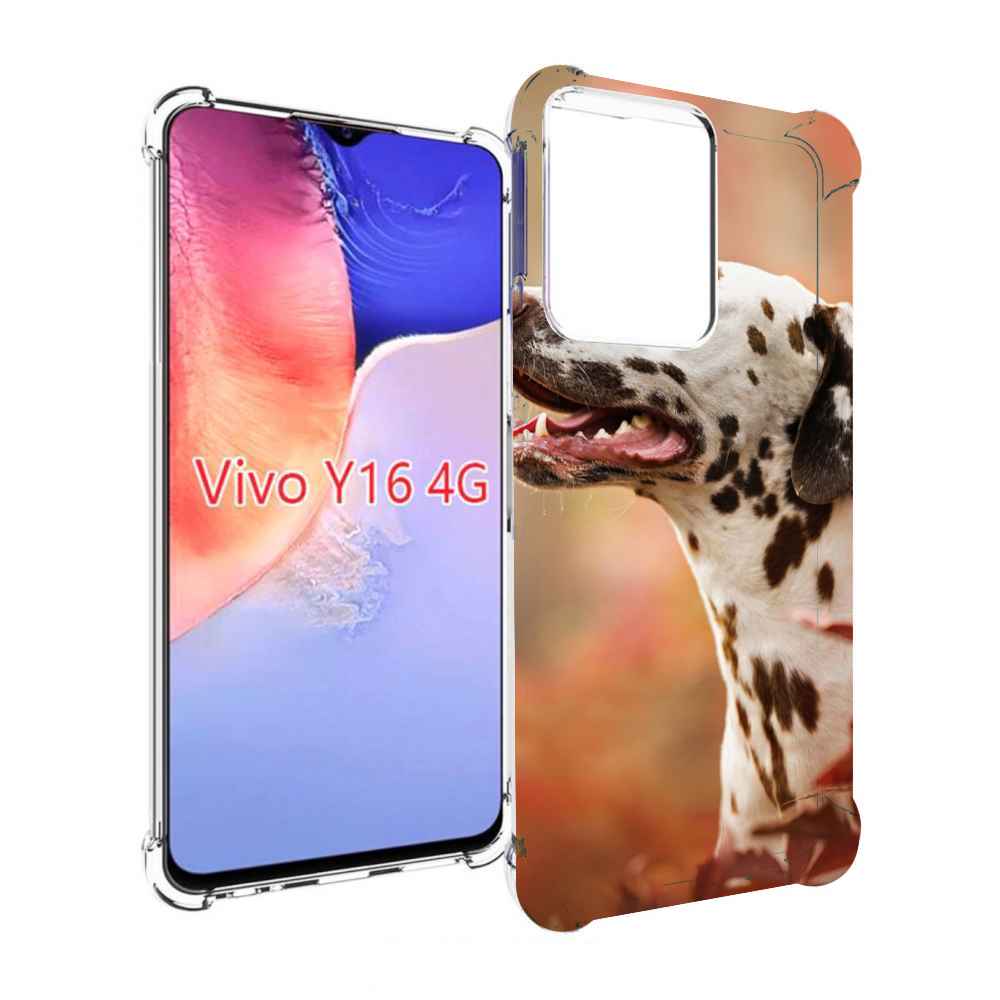 

Чехол MyPads далматин для Vivo Y16 4G/ Vivo Y02S, Прозрачный, Tocco