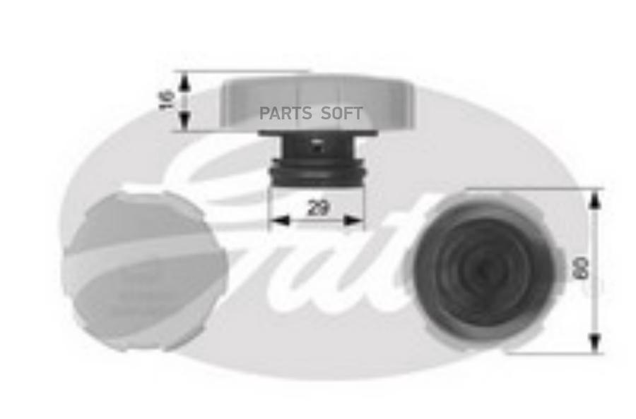 

GATES Крышка расширительного бачка GATES RC231