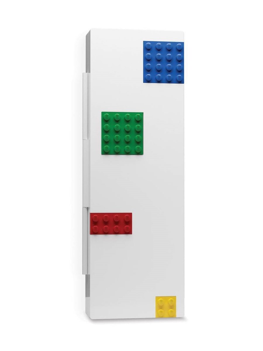 фото Пенал с минифигуркой lego classic, 4 цветных кубика на лицевой стороне 52884