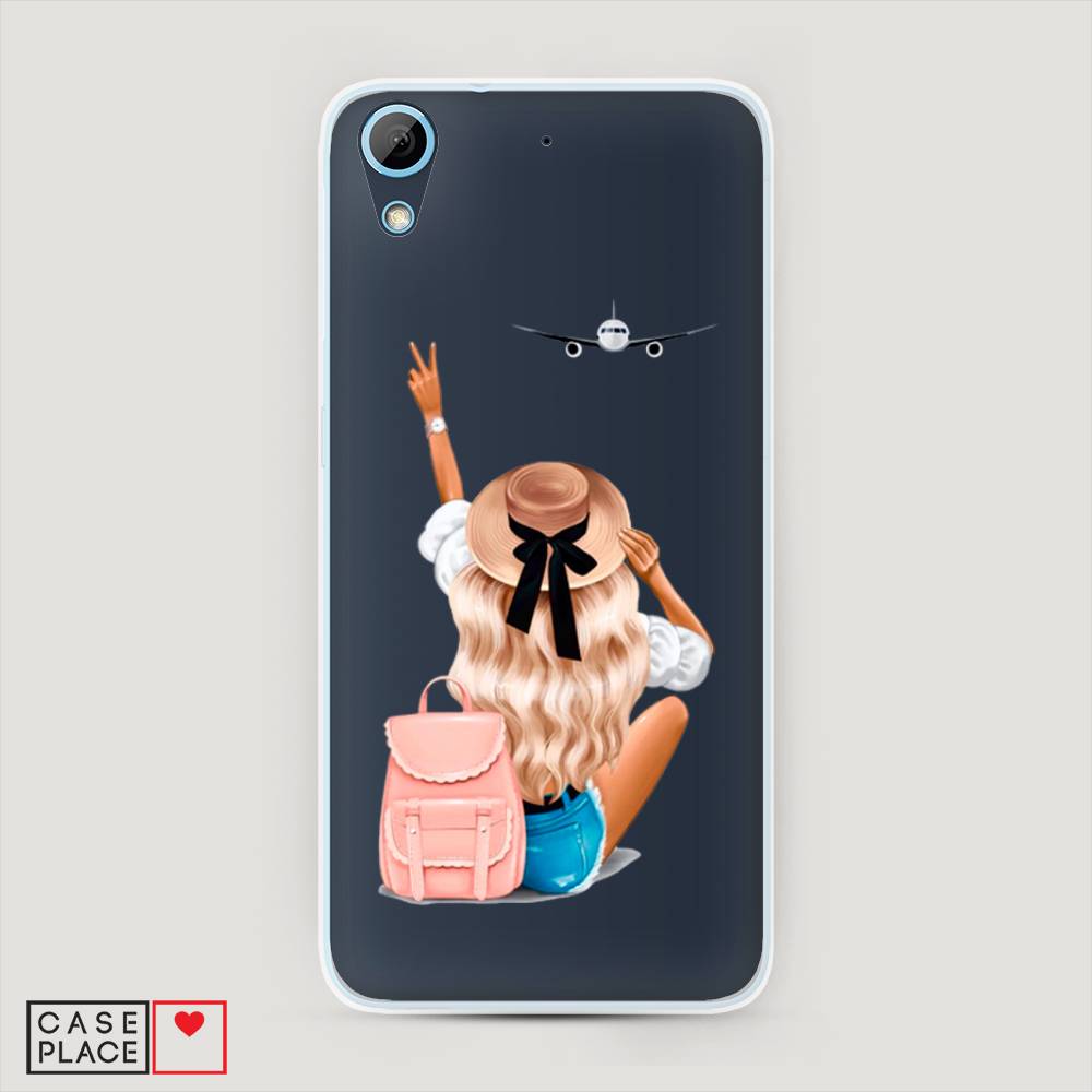 

Чехол Awog на HTC Desire 626 / Эйчтиси Дизайр 626 "Автостопом самолетом", Разноцветный, 101350-7