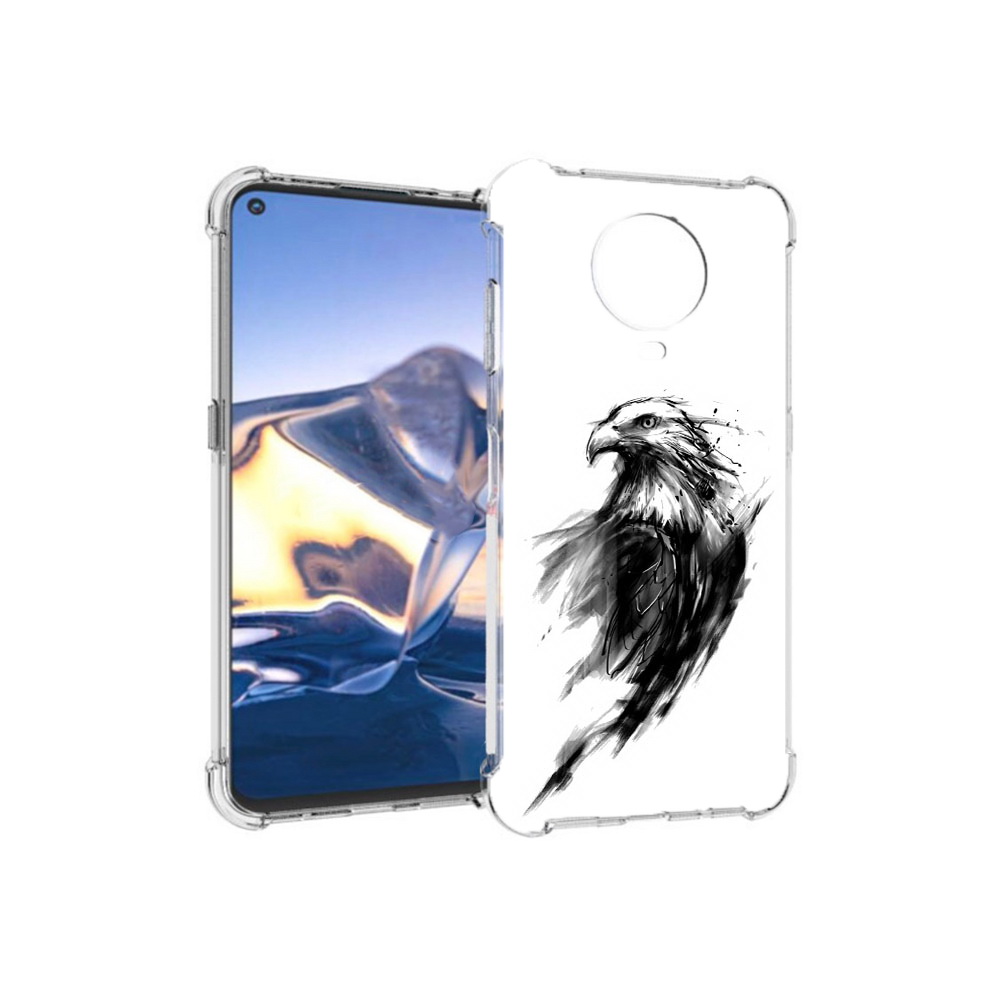 

Чехол MyPads Tocco для Nokia G10 чб птица (PT171673.98.670), Tocco