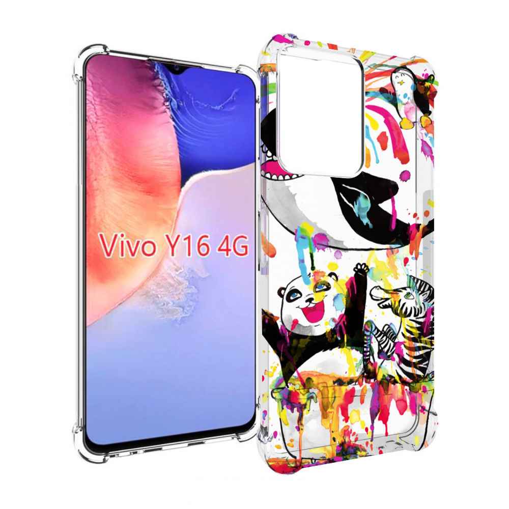 

Чехол MyPads Хиппи кит для Vivo Y16 4G/ Vivo Y02S, Прозрачный, Tocco