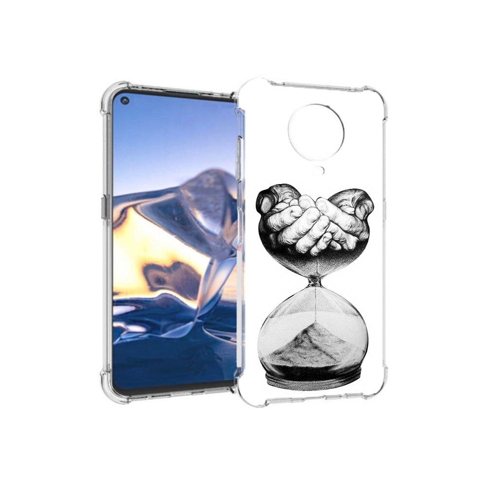 

Чехол MyPads Tocco для Nokia G10 часы жизни черно белый (PT171673.98.669), Tocco