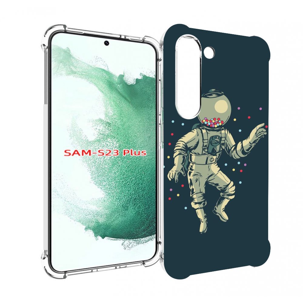 

Чехол MyPads Космонавт для Samsung Galaxy S23 Plus +, Прозрачный, Tocco