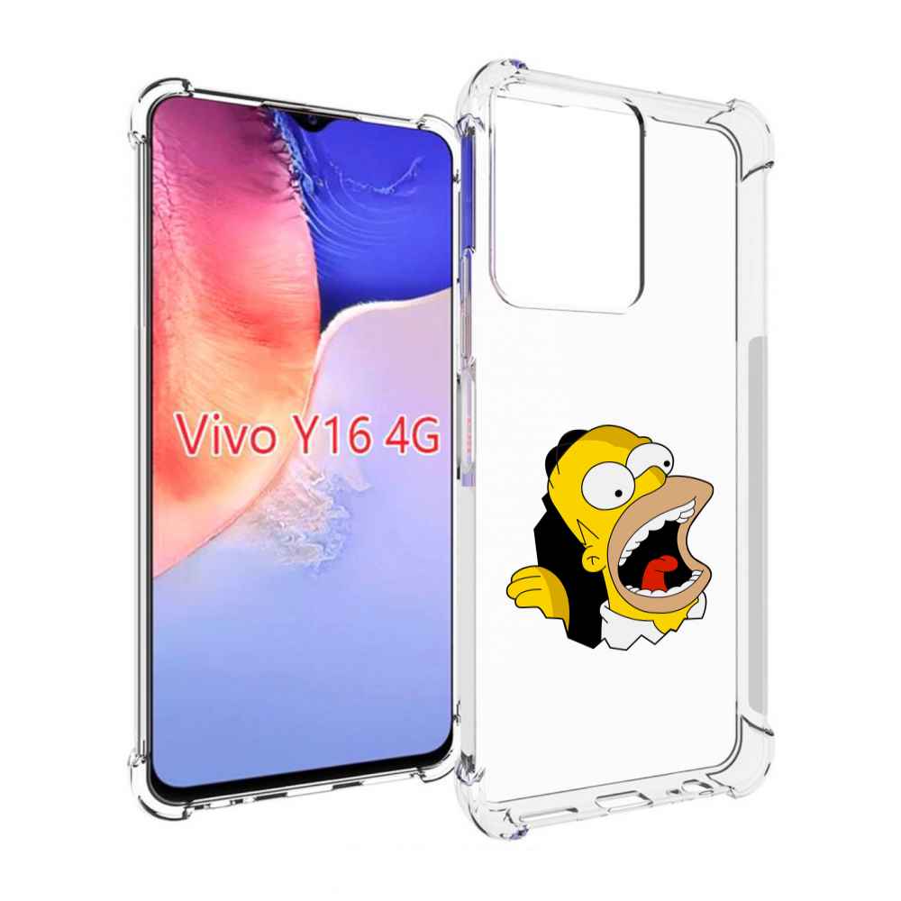 

Чехол MyPads гомер-голодный для Vivo Y16 4G/ Vivo Y02S, Прозрачный, Tocco