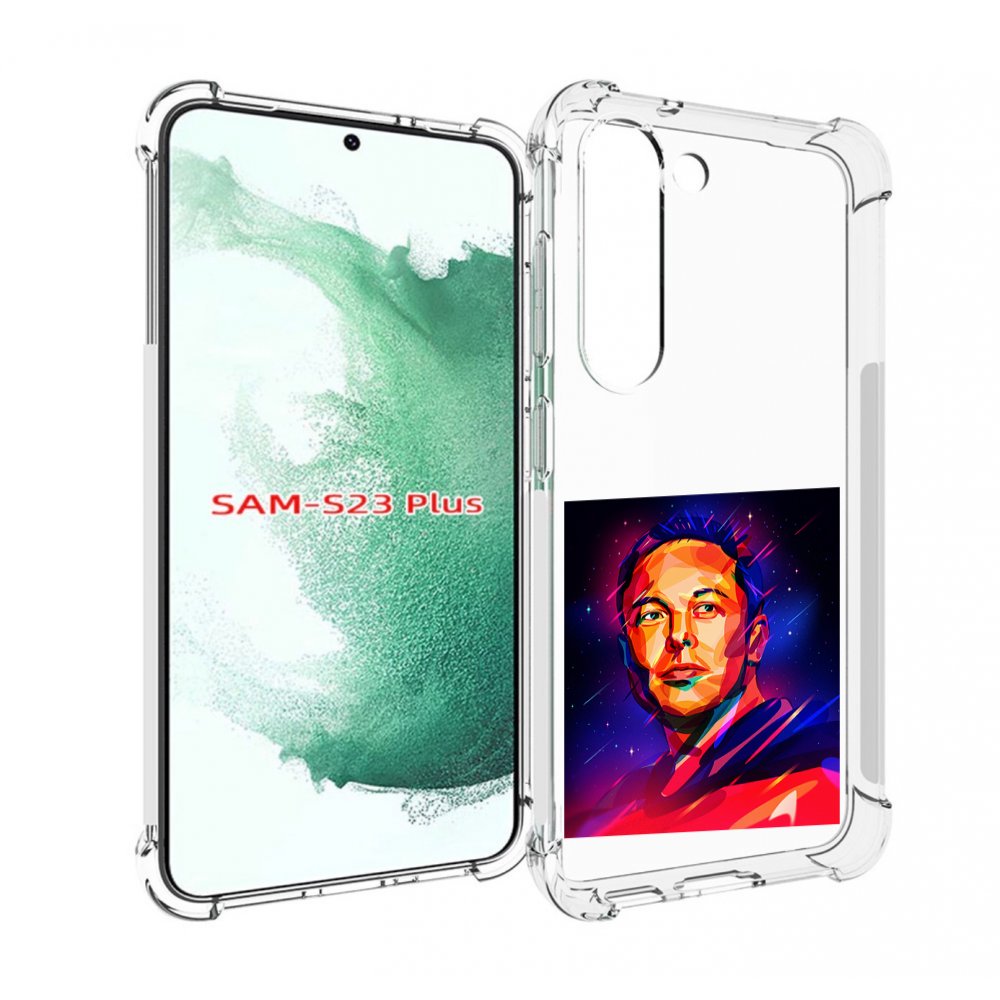

Чехол MyPads Илон-Маск для Samsung Galaxy S23 Plus +, Прозрачный, Tocco