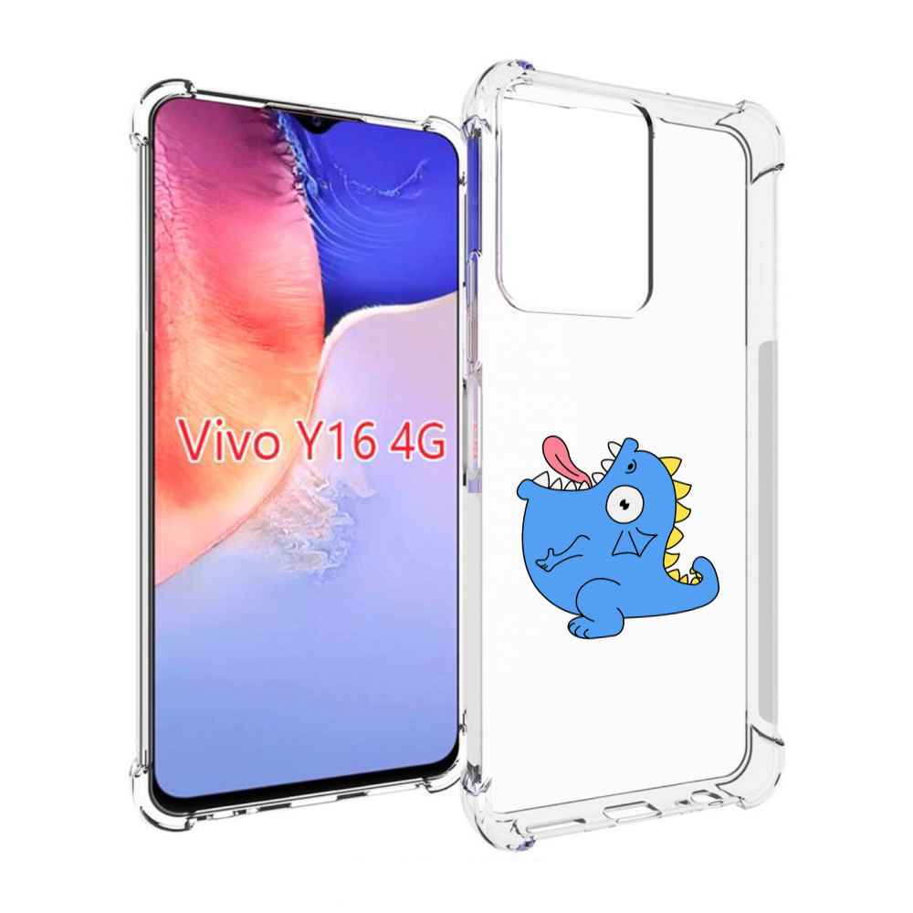 

Чехол MyPads голубая-рыбка для Vivo Y16 4G/ Vivo Y02S, Прозрачный, Tocco