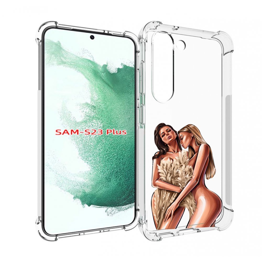 Чехол MyPads Иллюстрированные-девушки женский для Samsung Galaxy S23 Plus +