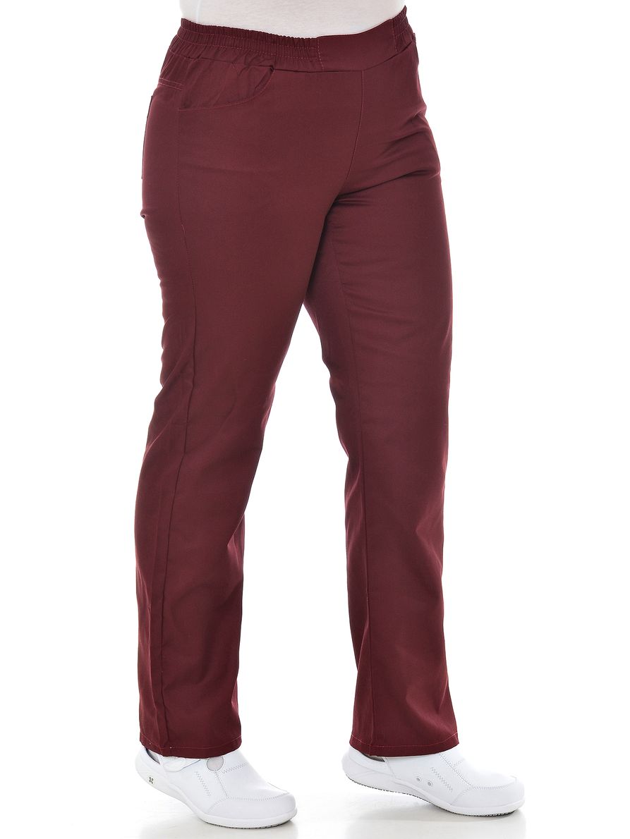 

Брюки медицинские женские MedicalWear Парикмахер 300 бордовые 46, Парикмахер 300