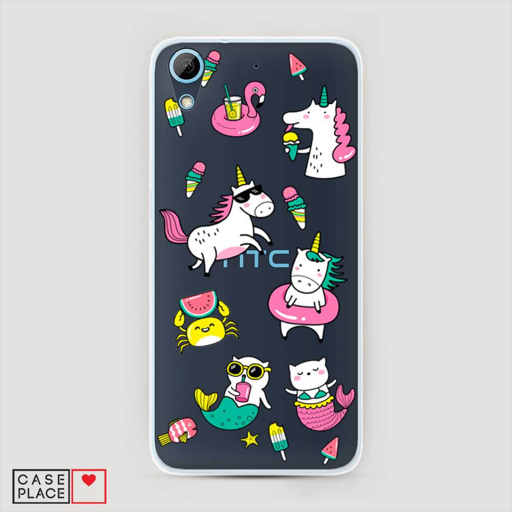 

Чехол Awog на HTC Desire 626 / Эйчтиси Дизайр 626 "На отдыхе", Разноцветный, 101350-2