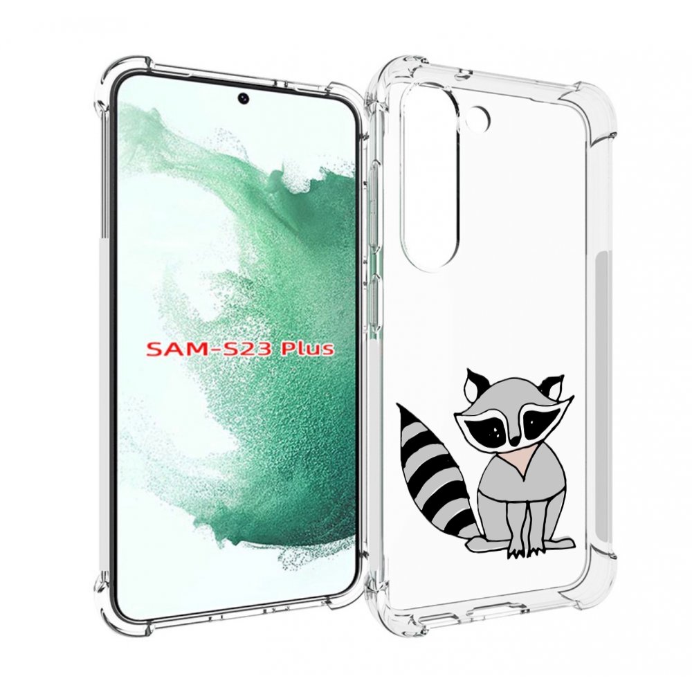 

Чехол MyPads Енотик для Samsung Galaxy S23 Plus +, Прозрачный, Tocco