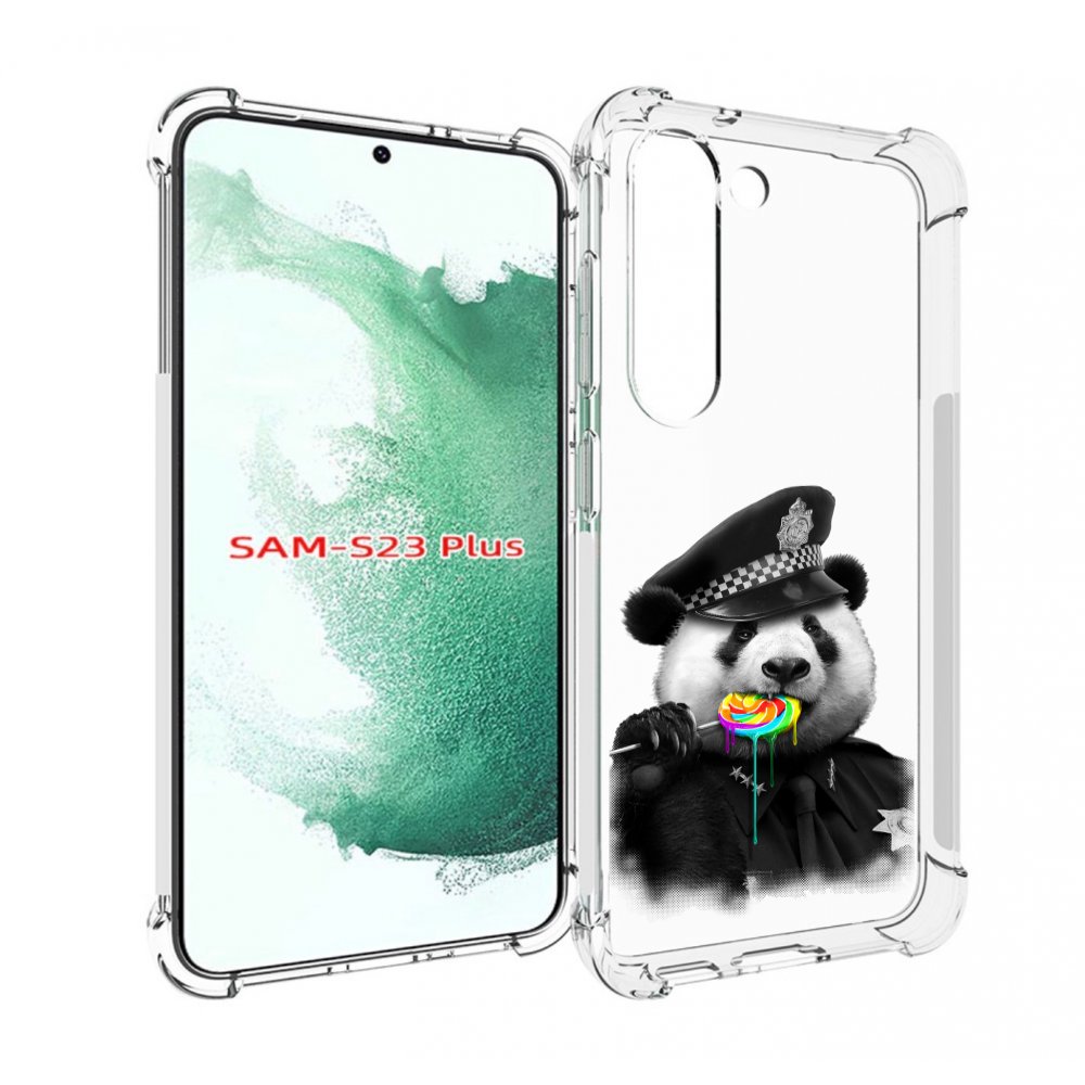 

Чехол MyPads Панда полиция для Samsung Galaxy S23 Plus +, Прозрачный, Tocco