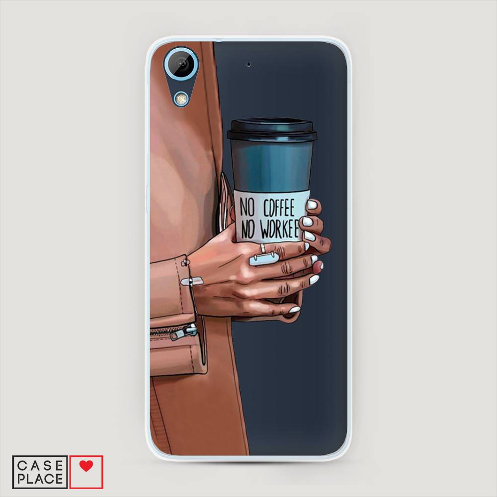 

Чехол Awog на HTC Desire 626 / Эйчтиси Дизайр 626 "No coffee", Разноцветный, 101350-7