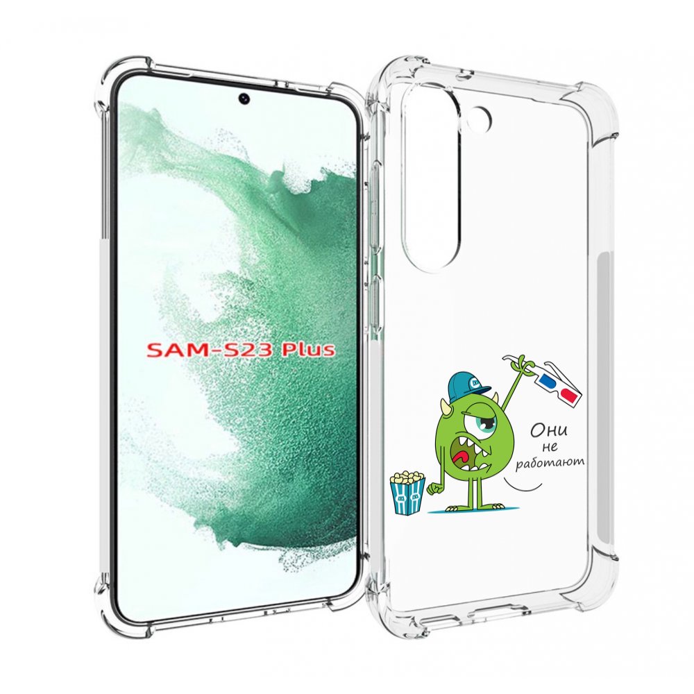 

Чехол MyPads Очки не работают для Samsung Galaxy S23 Plus +, Прозрачный, Tocco