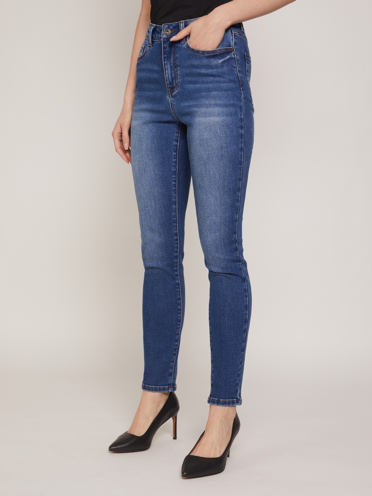 

Джинсы женские Zolla 22133714S073 синие 30, 22133714S073