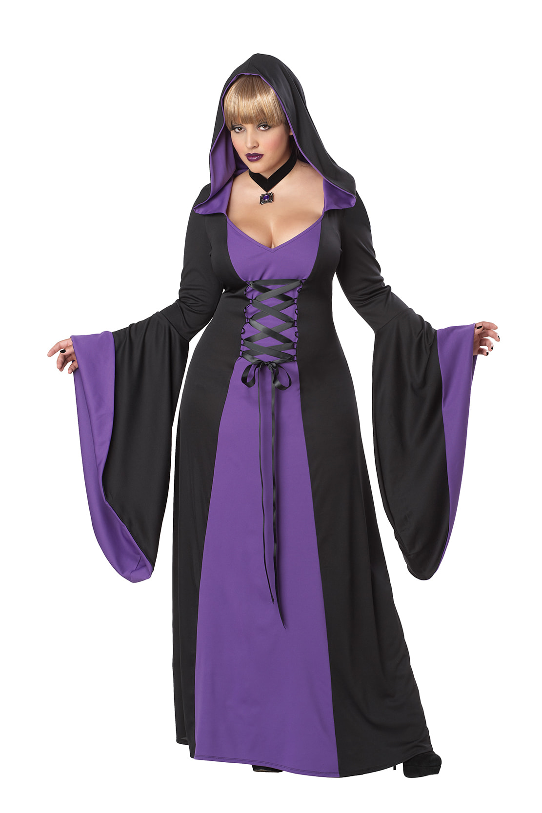 фото Костюм california costumes колдунья фиолетовая (большой размер) взрослый plus 3xl (56-58)