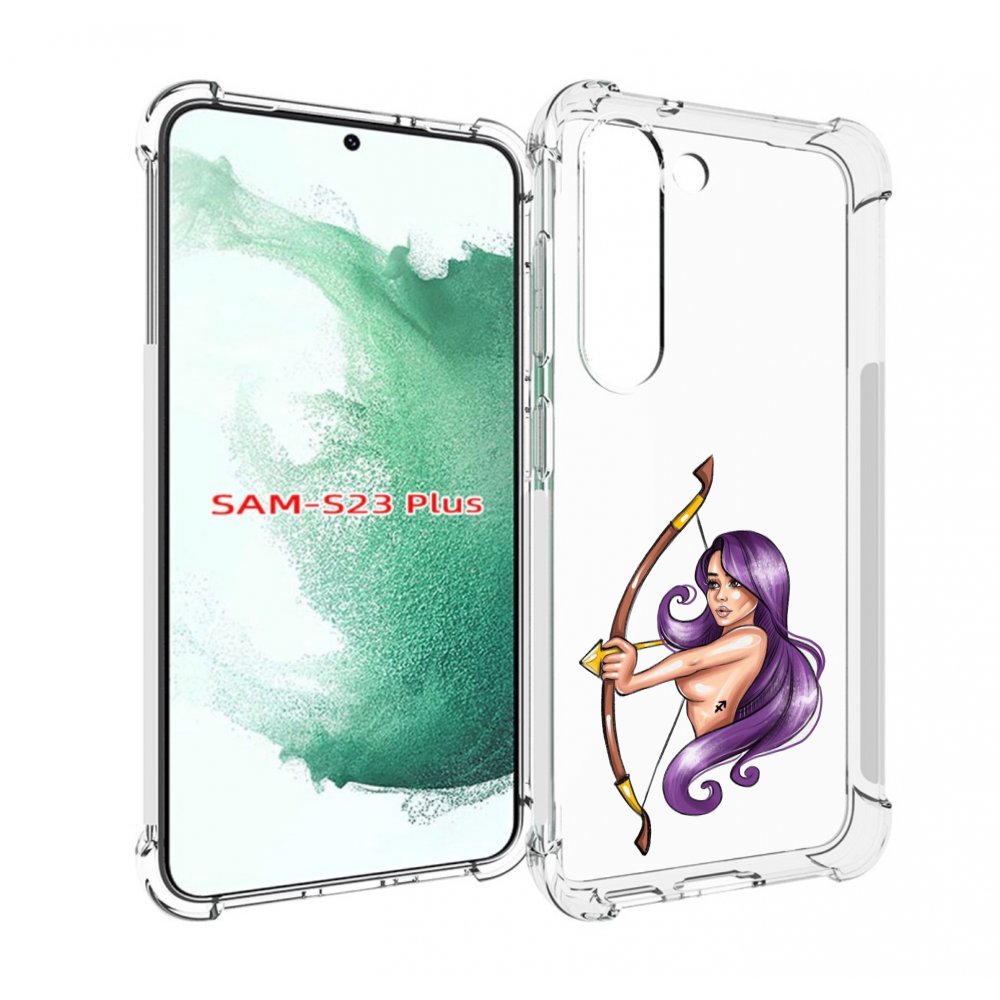 

Чехол MyPads Девушка-Стрелец женский для Samsung Galaxy S23 Plus +, Прозрачный, Tocco