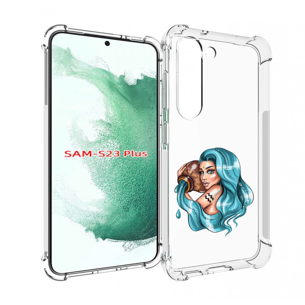 

Чехол MyPads Девушка-Водолей для Samsung Galaxy S23 Plus +, Прозрачный, Tocco