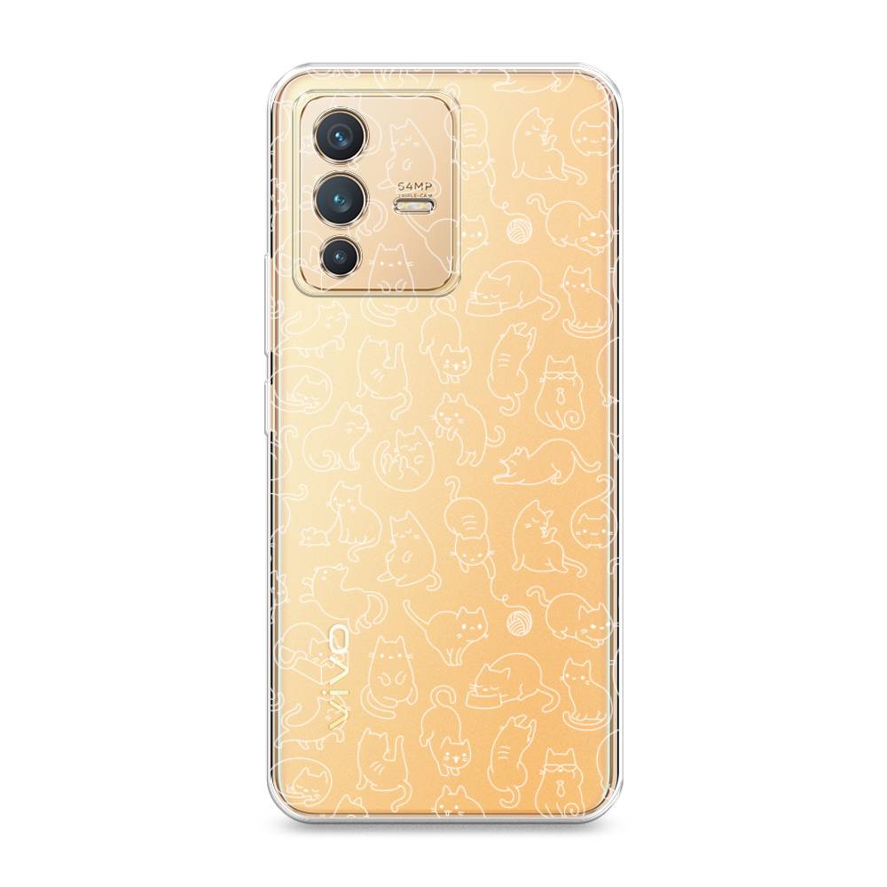 

Чехол Awog на Vivo V23 "Шкодливые котики", Разноцветный, 266050-2