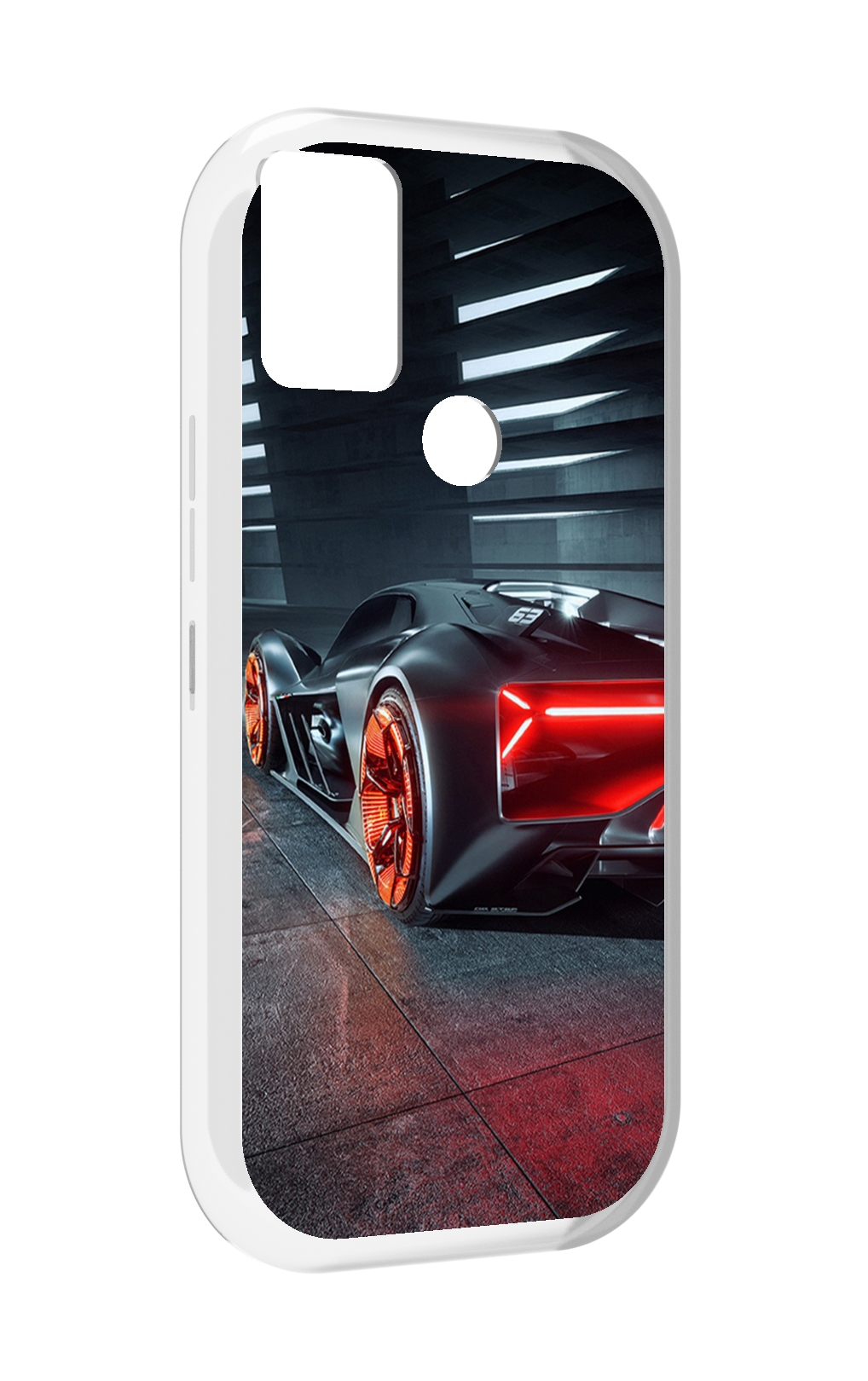 

Чехол MyPads Ночной-город мужской для UMIDIGI A9, Прозрачный, Tocco