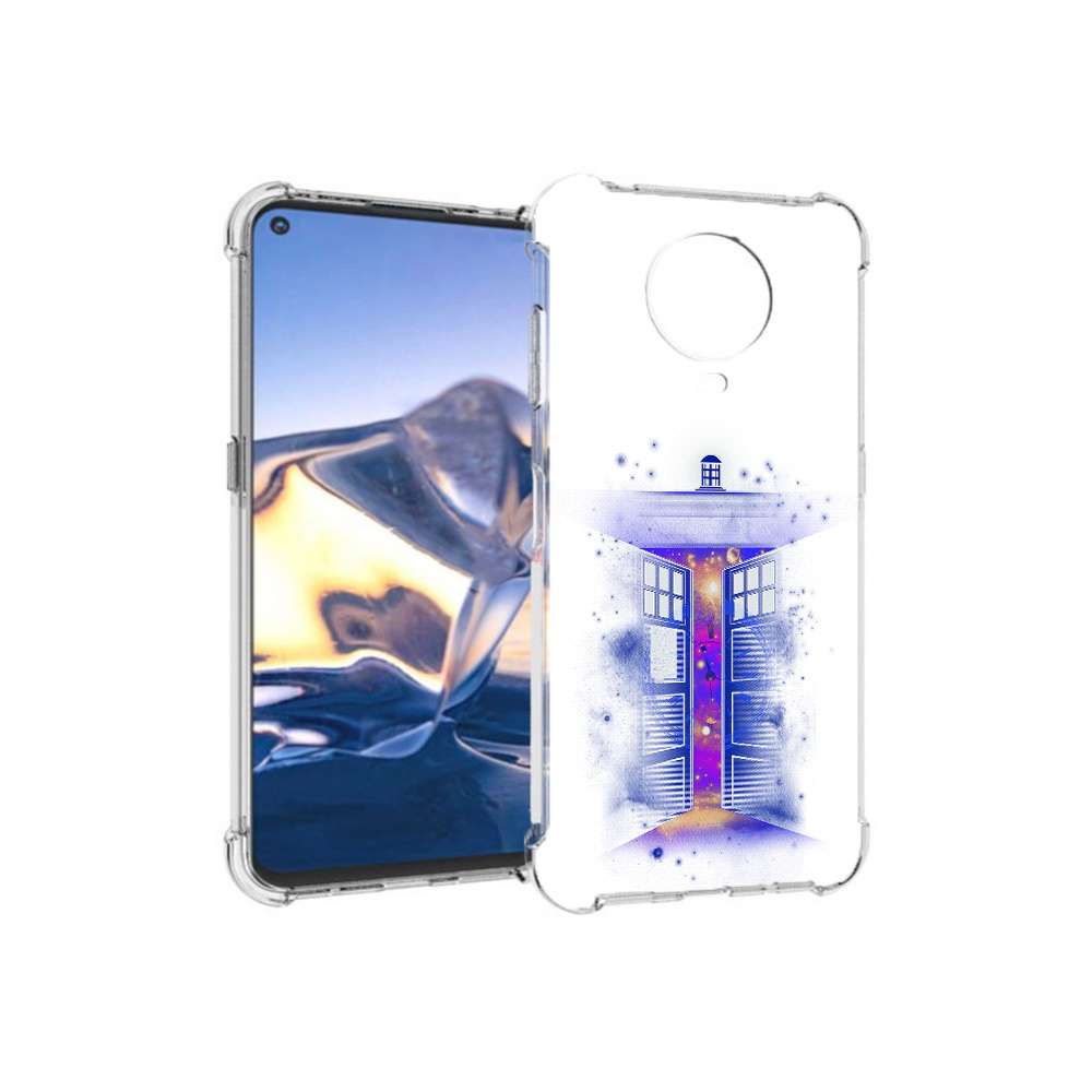 

Чехол MyPads Tocco для Nokia G10 фиолетовый уголок абстракция (PT171673.98.659), Tocco