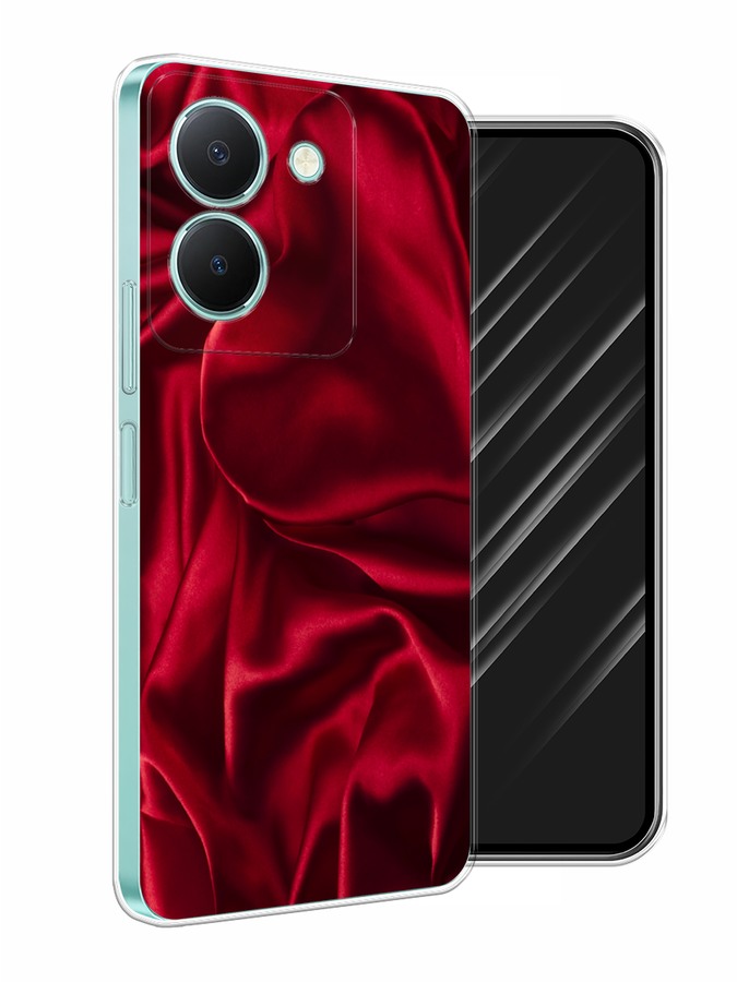 

Чехол Awog на Vivo Y36 "Текстура красный шелк", 268950-3