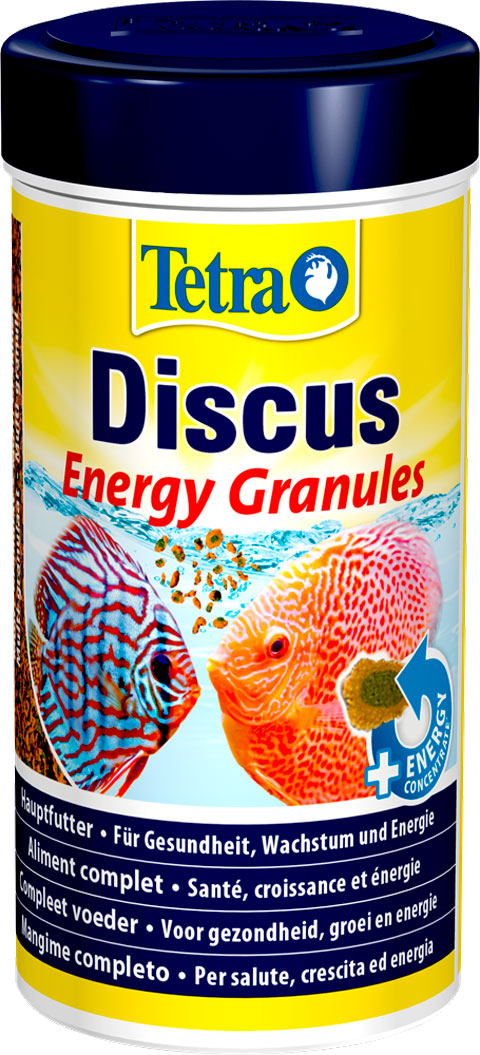 

Корм для дискусов TETRA DISCUS ENERGY GRANULES гранулы для энергии 2 шт по 250 мл