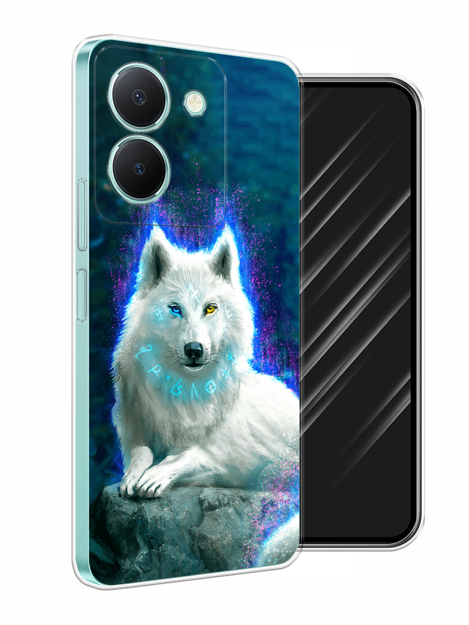 

Чехол Awog на Vivo Y36 "Белоснежный волк", Белый;зеленый;фиолетовый, 268950-2